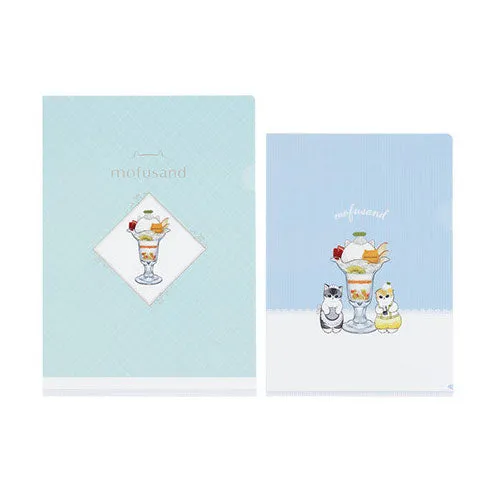kameco-clearfiles-mofusand-parfait-fruit-parlor-set-a4-b5 image 1