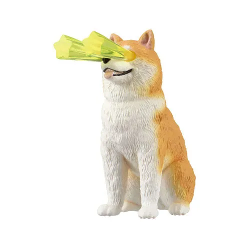 kameco-eye-beam-shiba-tierfigur-braun-5-cm-gashapon image 1