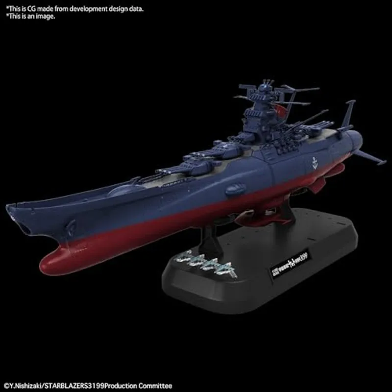 bandai-star-blazers-3199-yamato-1-1000-modellbausatz-schiff image 3