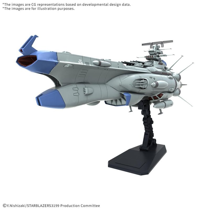 bandai-star-blazers-3199-bb-101-arizona-modellbausatz-1-1000-schlachtschiff image 1