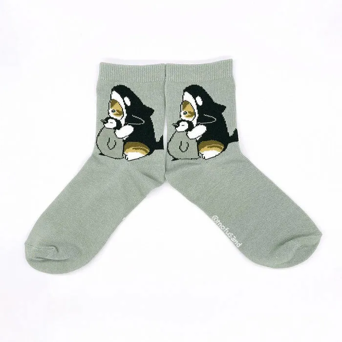kameco-socken-mofusand-orca-nyan-pinguin-gr-36-40 image 1