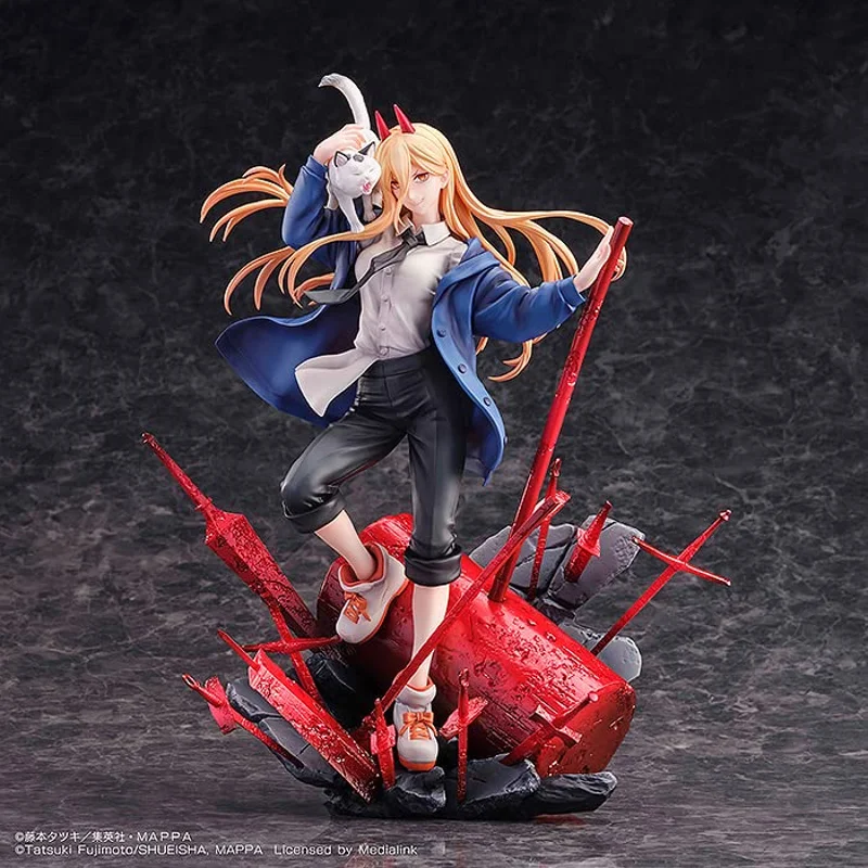 estream-power-meowy-1-7-scale-figur-chainsaw-man image 2