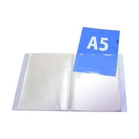 sammelordner-din-a5-clearfiles-20-seiten-transparent-40-slots image 2