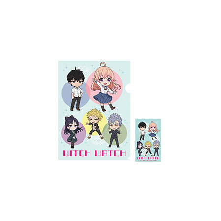 witch-watch-clearfile-b-din-a4-sticker-kuji-set-pp image 1
