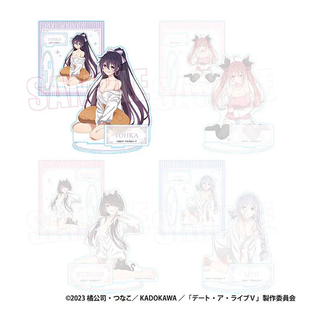 date-a-live-v-tohka-aufsteller-relax-ver-pop-up-store-9-cm image 1