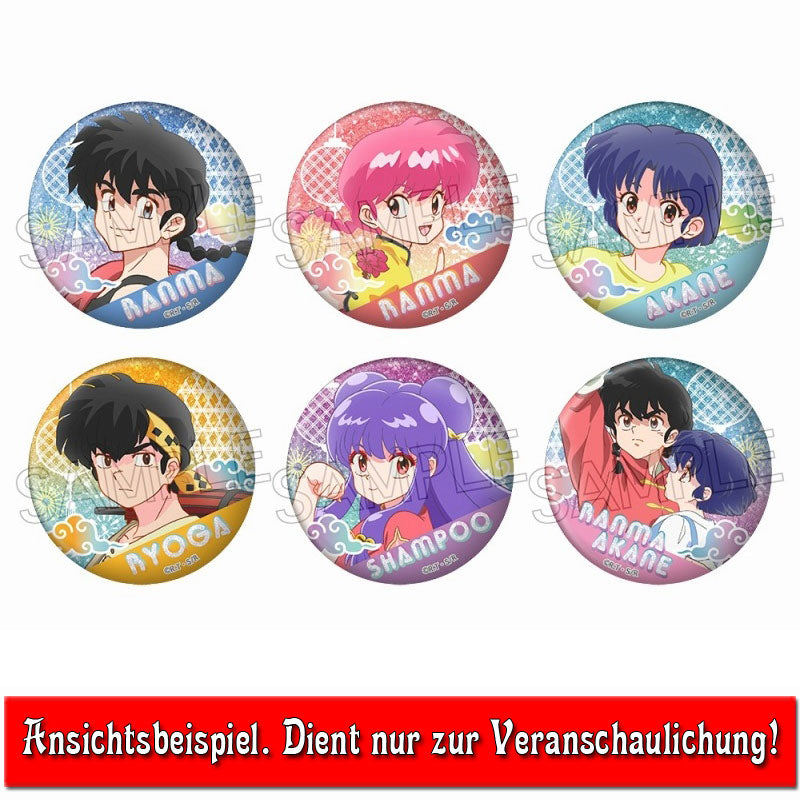 kameco-ranma-1-2-akane-glitzerbutton-kirakira-vol-2-7-5cm image 2