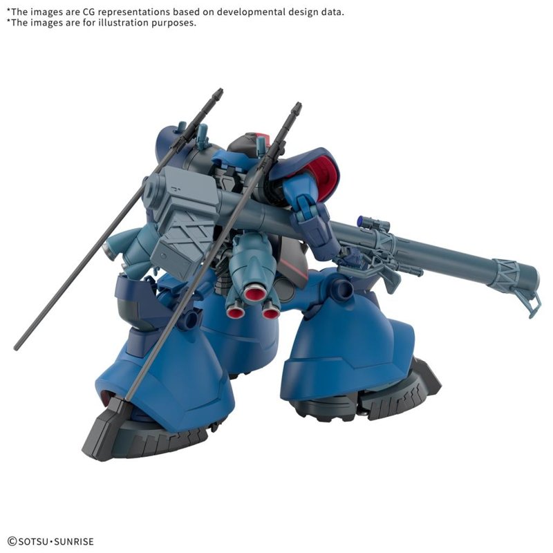 bandai-gundam-challia-rick-dom-hggq-1-144-gunpla image 2