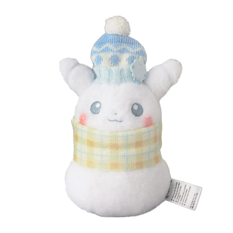 kameco-pokemon-pikachu-pl-schfigur-winter-17cm-polyester image 1