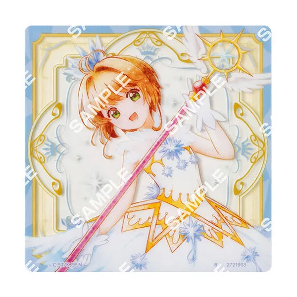 cardcaptor-sakura-acryl-untersetzer-h-9x9-cm-sakura image 1