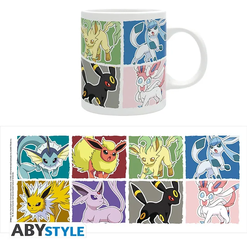 pok-mon-eeveelutions-evoli-becher-keramik-320-ml image 1