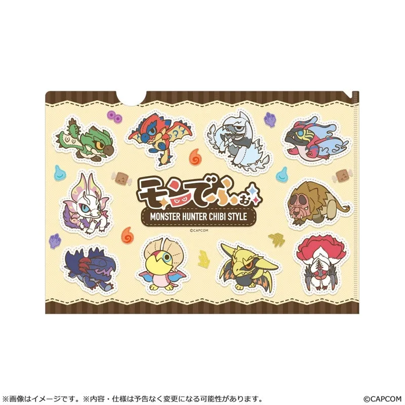 monster-hunter-chibi-style-clearfile-din-a4-dokumentenh-lle-pp image 1