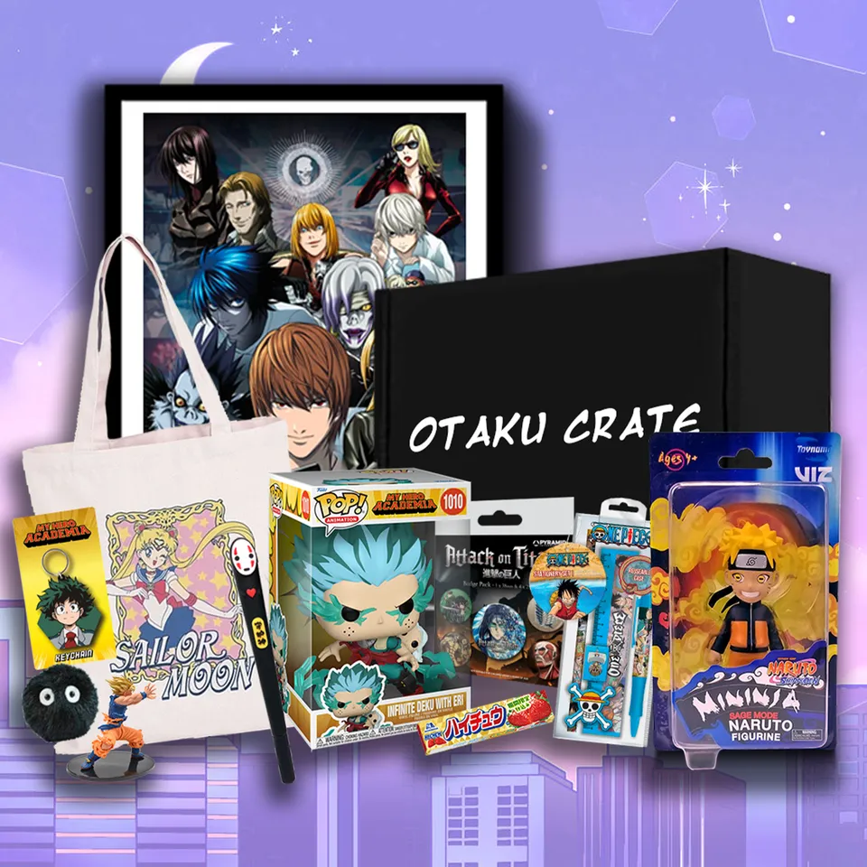 geek-crate-anime-otaku-gift-box-classic-5-7-teile image 1