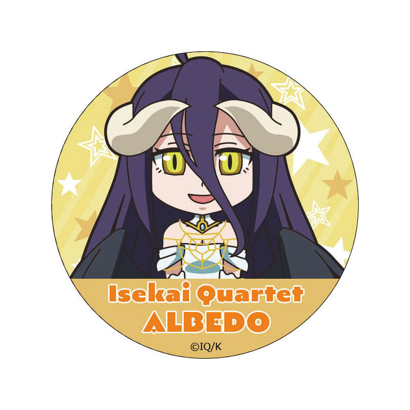 kameco-buttons-isekai-quartet-albedo-wei-blech-button-5-4-cm image 1