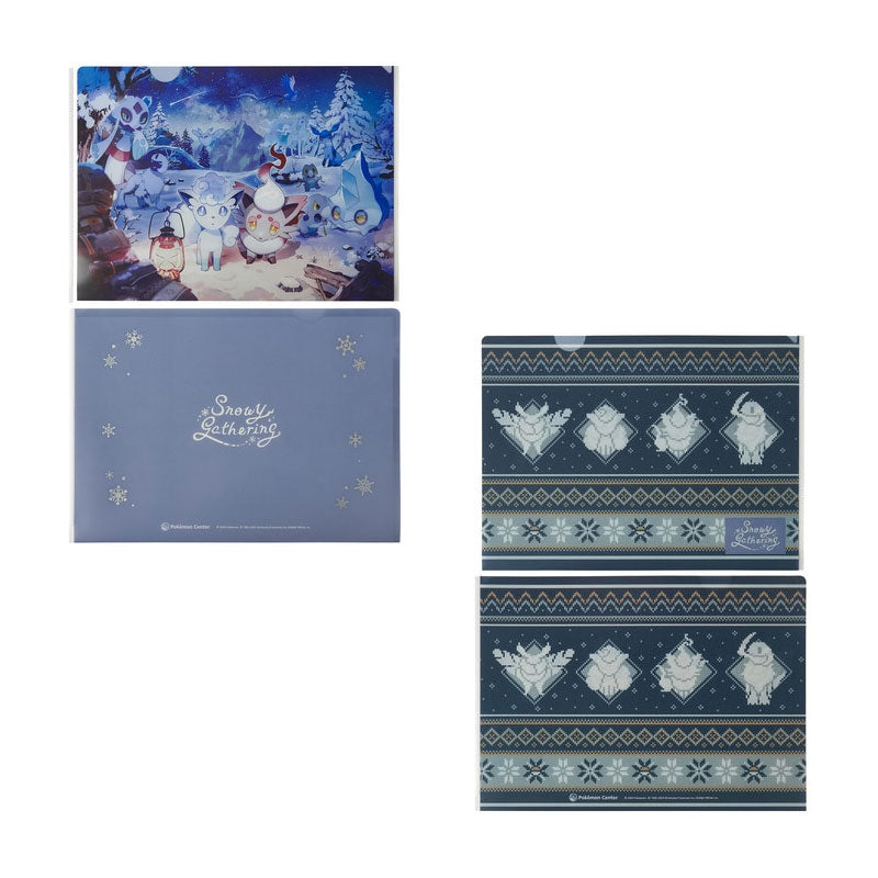 pokemon-center-clearfile-set-snowy-gathering-a4-pp image 1