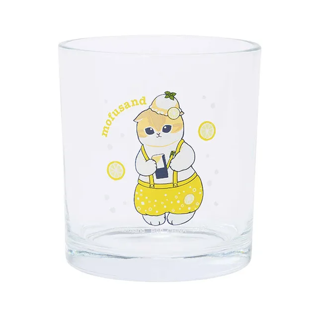 mofusand-glas-lemon-fruit-parlor-kuji-trinkglas-8cm image 1