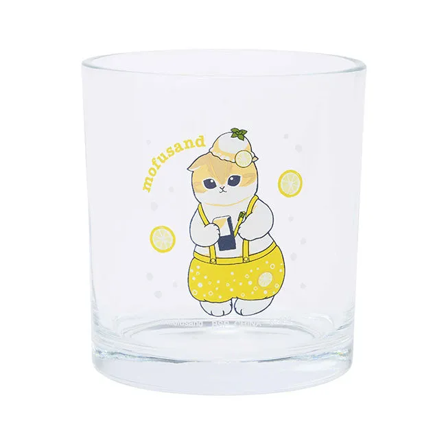 mofusand-glas-lemon-fruit-parlor-kuji-trinkglas-8cm image 1