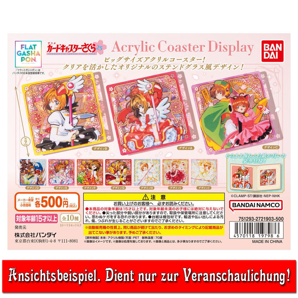 kameco-cardcaptor-sakura-acryl-untersetzer-c-9x9-cm image 2