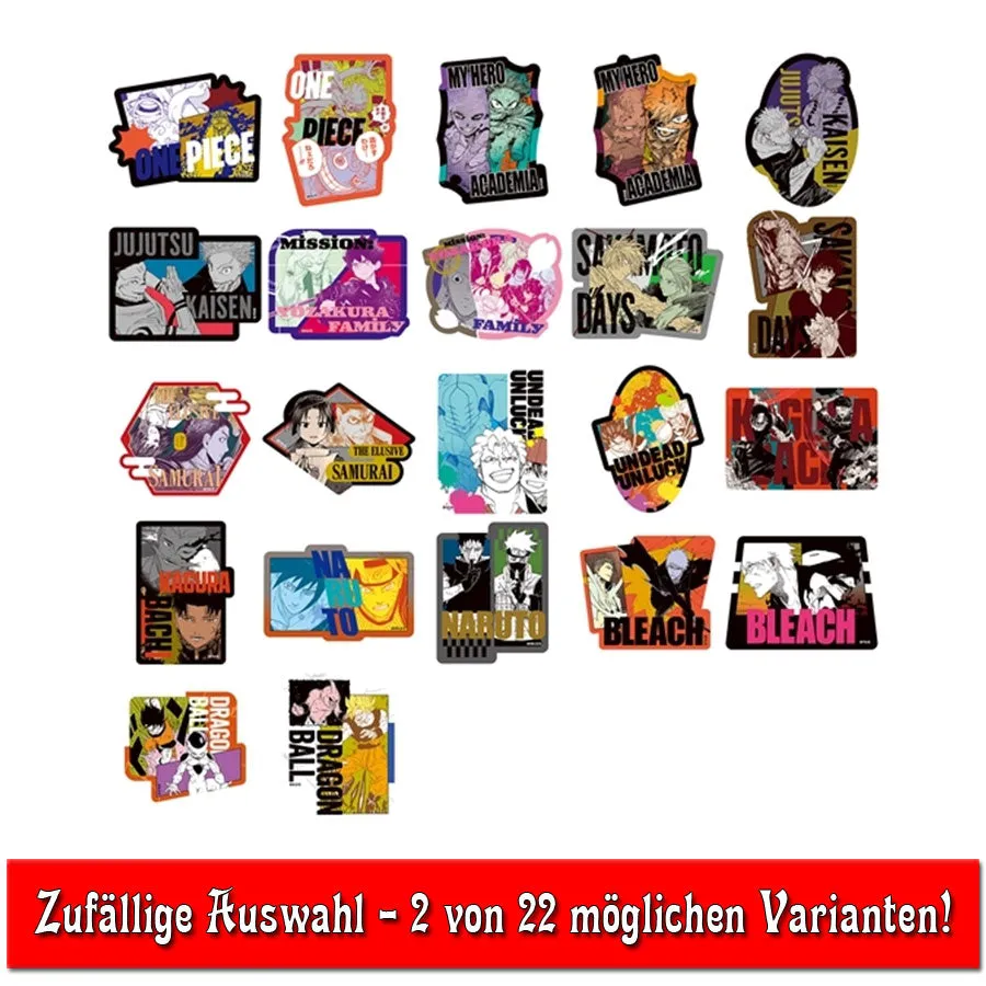 kameco-weekly-shonen-jump-hero-vs-villain-sticker-blindbag-2er image 1