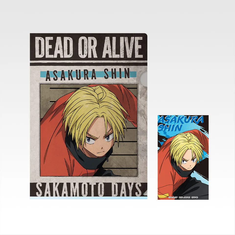 kameco-clearfiles-sakamoto-days-shin-clearfile-din-a4-sticker image 1