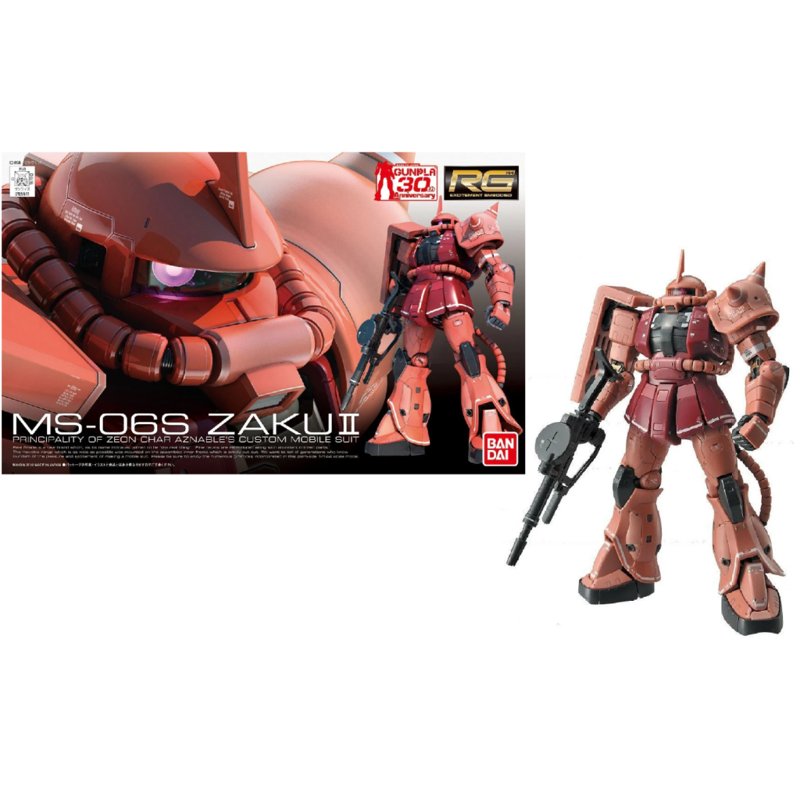 bandai-gundam-rg-1-144-ms-06s-zaku-ii-modellbausatz image 4
