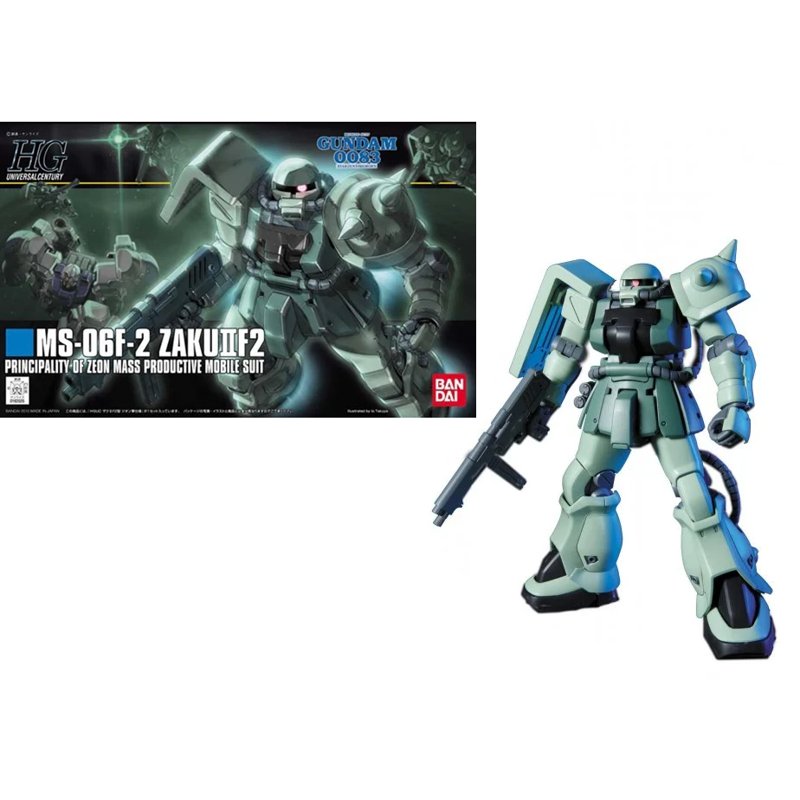 bandai-hguc-105-f2-zaku-zeon-gunpla-modellbausatz-1-144 image 2