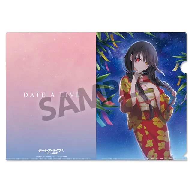kameco-date-a-live-v-kurumi-clearfile-yukata-din-a4-pp image 1