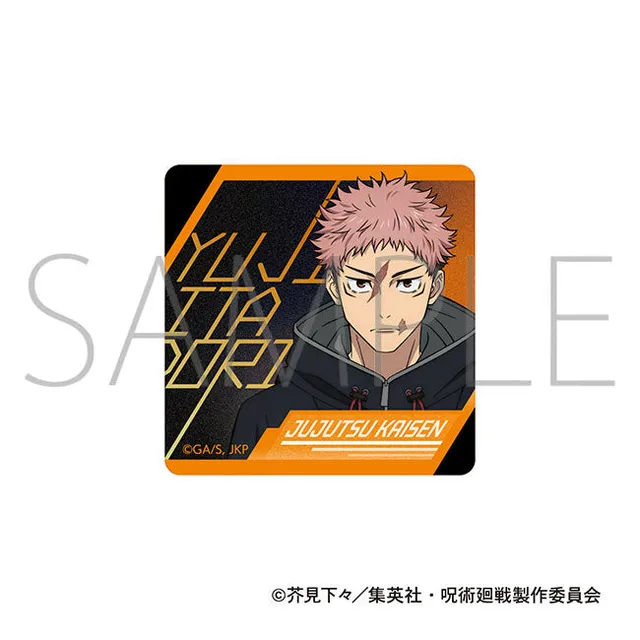kameco-jujutsu-kaisen-yuji-acrylmagnet-6x6-cm image 1