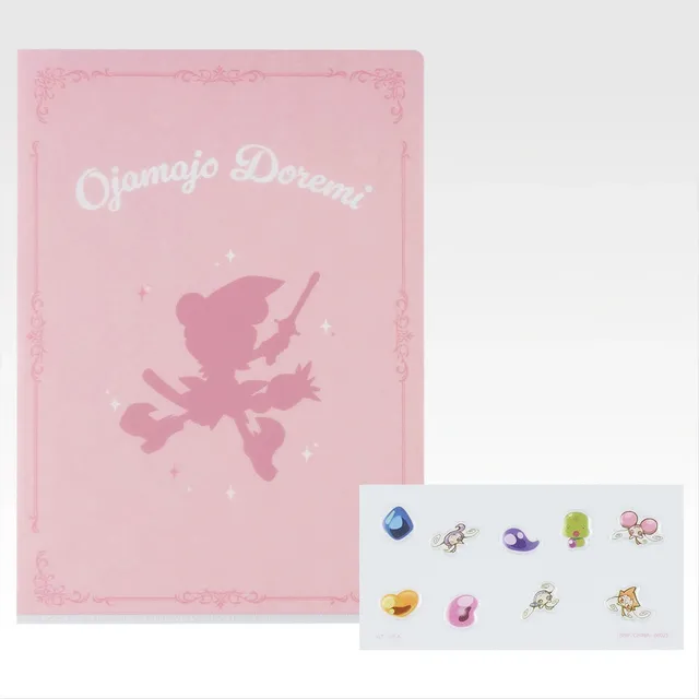 bandai-doremi-clearfile-sticker-welcome-maho-kuji-a4 image 1
