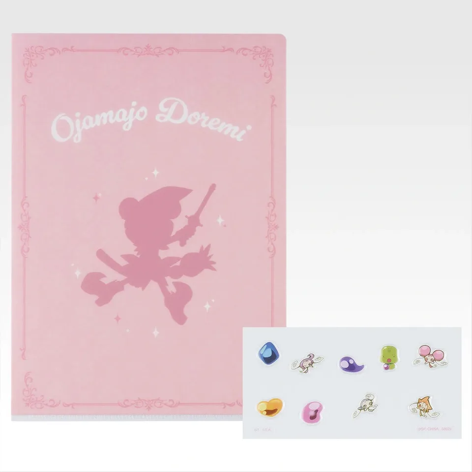 bandai-doremi-clearfile-sticker-welcome-maho-kuji-a4 image 1