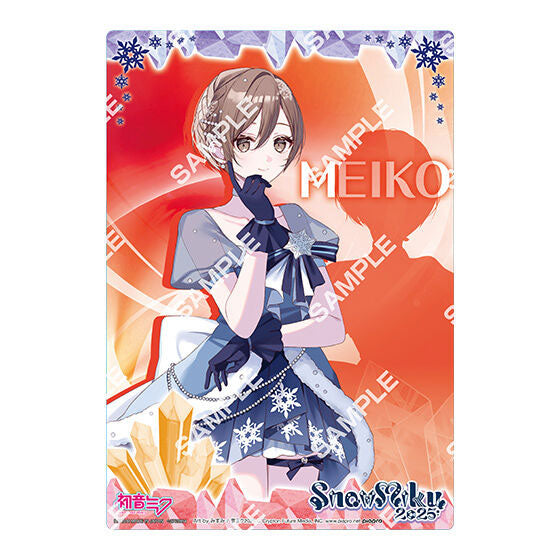 kameco-vocaloid-meiko-clearposter-snow-miku-2025-a5 image 1