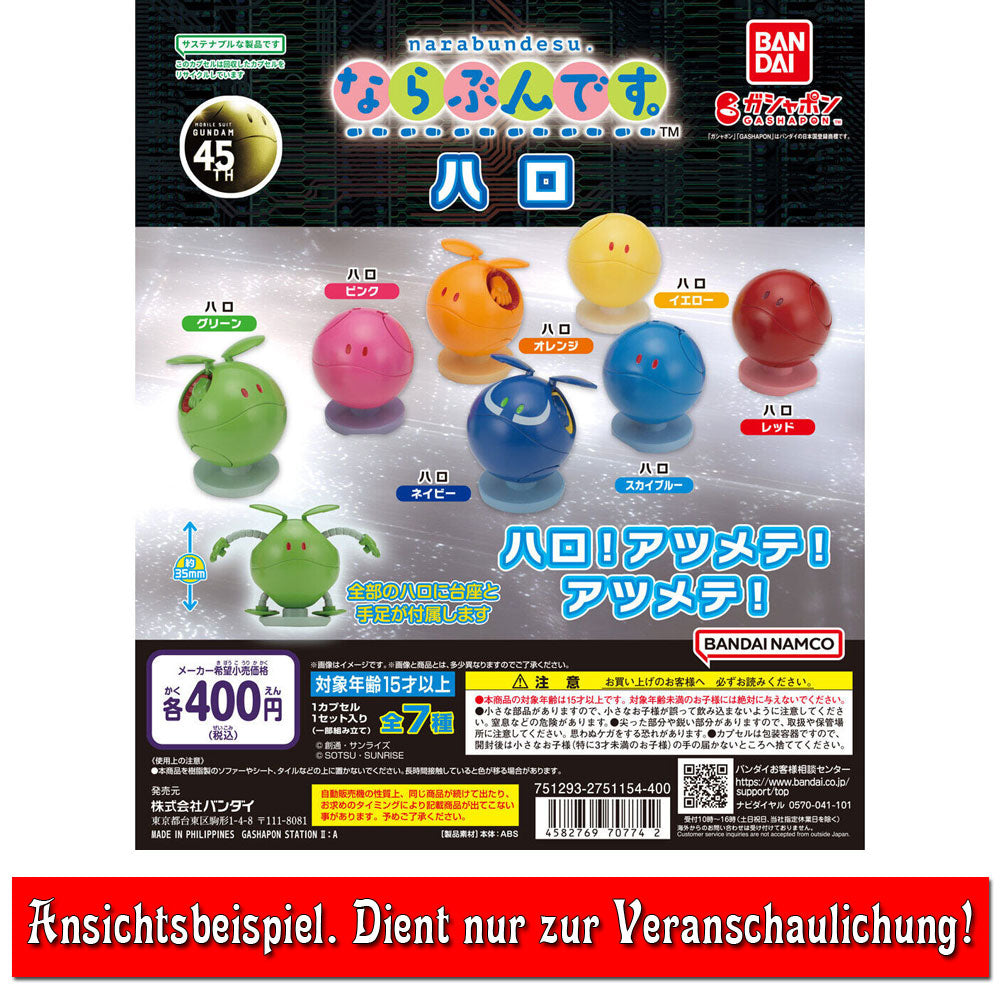 bandai-mobile-suit-gundam-narabundesu-haro-gashapon-figur-3-5-cm image 2