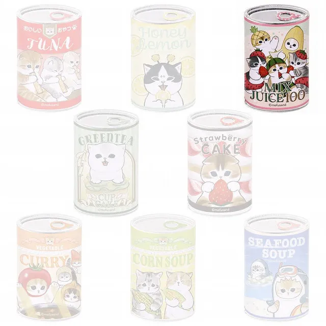 mofusand-mitamemo-metall-button-mix-juice-100-katzen-pin image 1