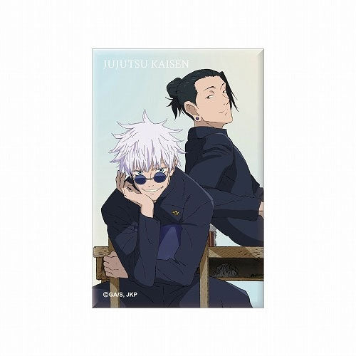 kameco-jujutsu-kaisen-gojo-geto-aufstell-button-5-3cm image 1