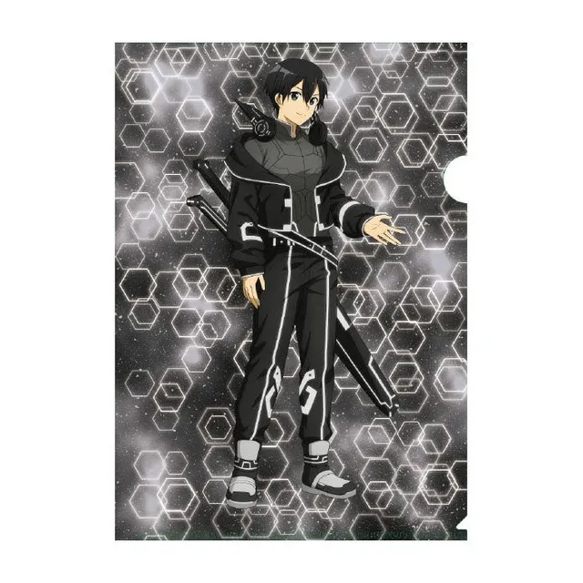 sword-art-online-kirito-metallic-shine-clearfile-edion-din-a4 image 1