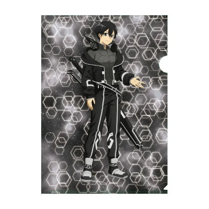 sword-art-online-kirito-metallic-shine-clearfile-edion-din-a4 image 1