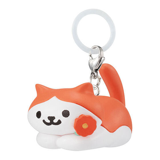 kameco-anh-nger-neko-atsume-red-purrhood-mejirushi-pvc-2-5-cm image 1