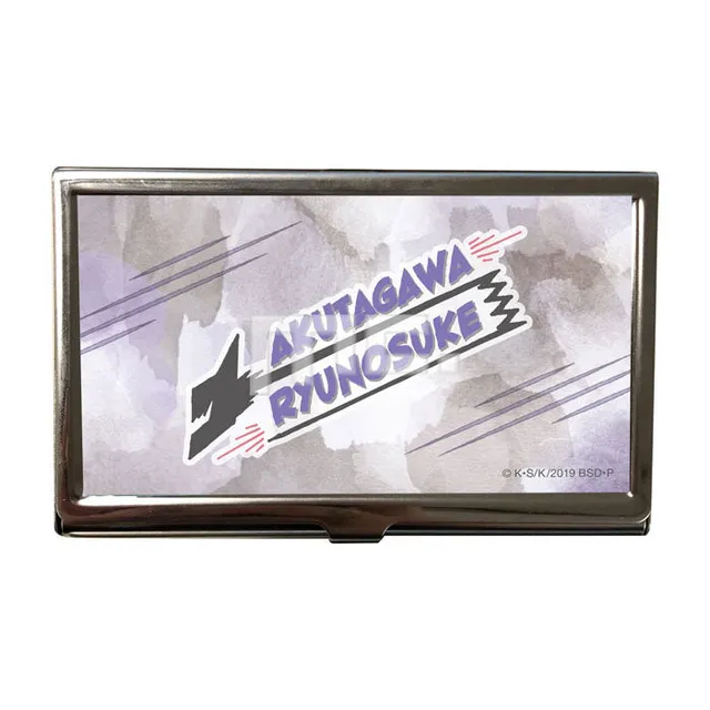 kameco-business-card-case-bungo-stray-dogs-akutagawa-metall image 1