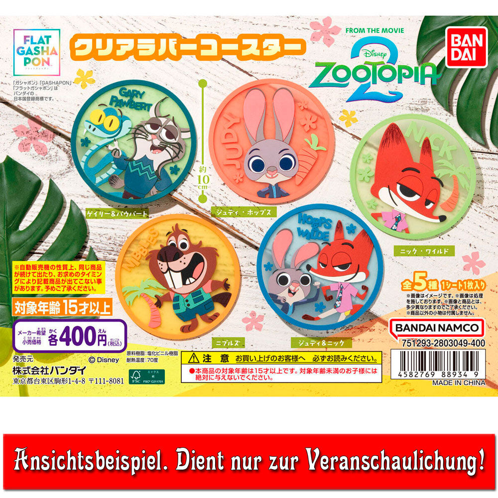 disney-zootopia-2-judy-untersetzer-flat-gashapon-10cm image 2