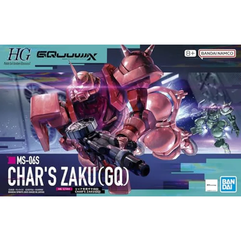 bandai-gundam-hggq-12-chars-zaku-modellbausatz-1-144 image 3