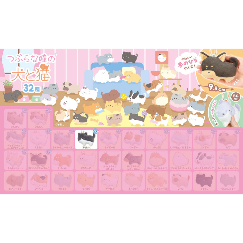 kameco-pl-schanh-nger-tsuburainuneko-cats-hachiware-9-8-cm image 1