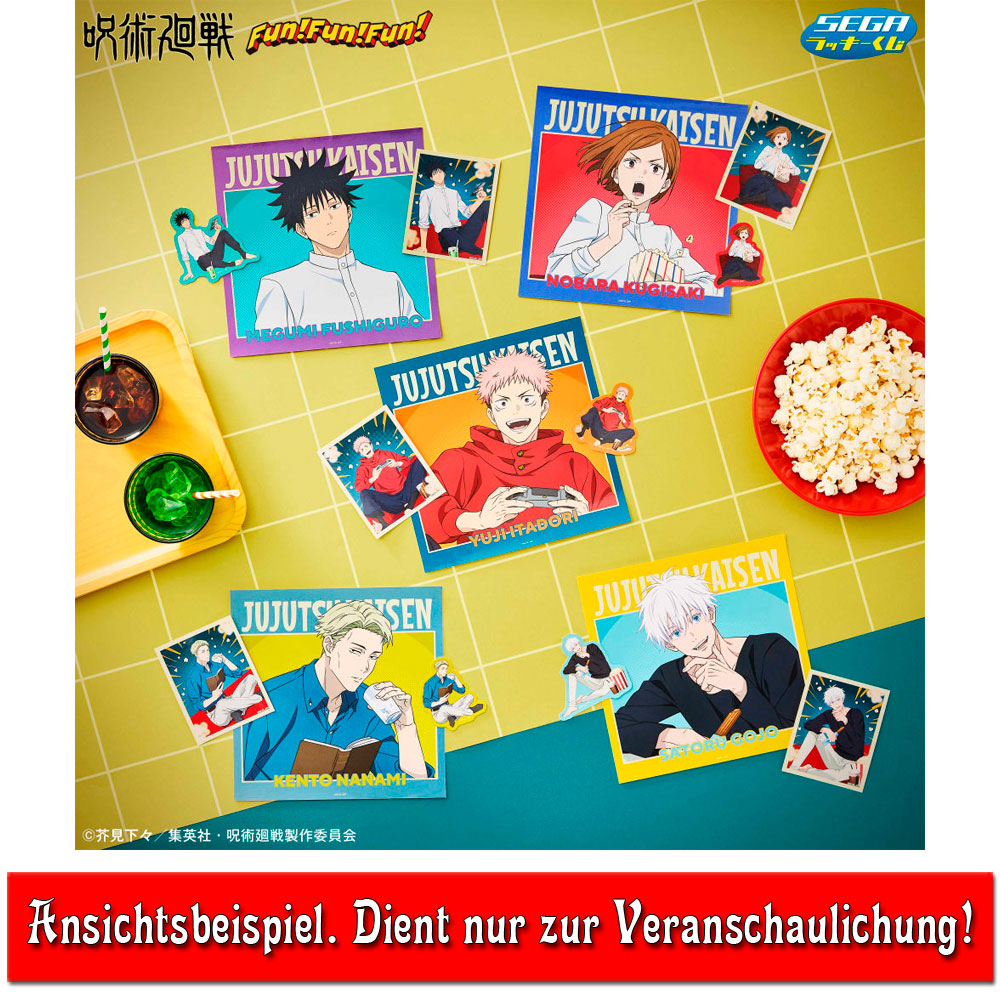 kameco-sammelkarten-gojo-sticker-set-fun-sega-kuji-3-stk image 2