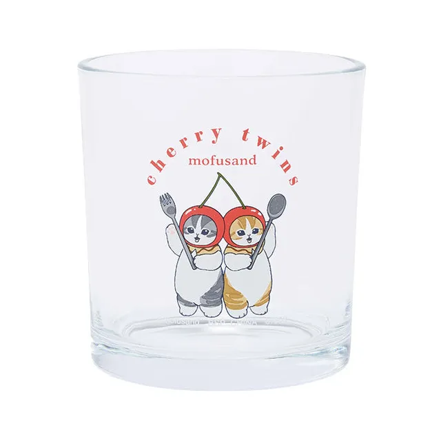 kameco-mofusand-glas-cherry-twins-fruit-parlor-8-cm image 1