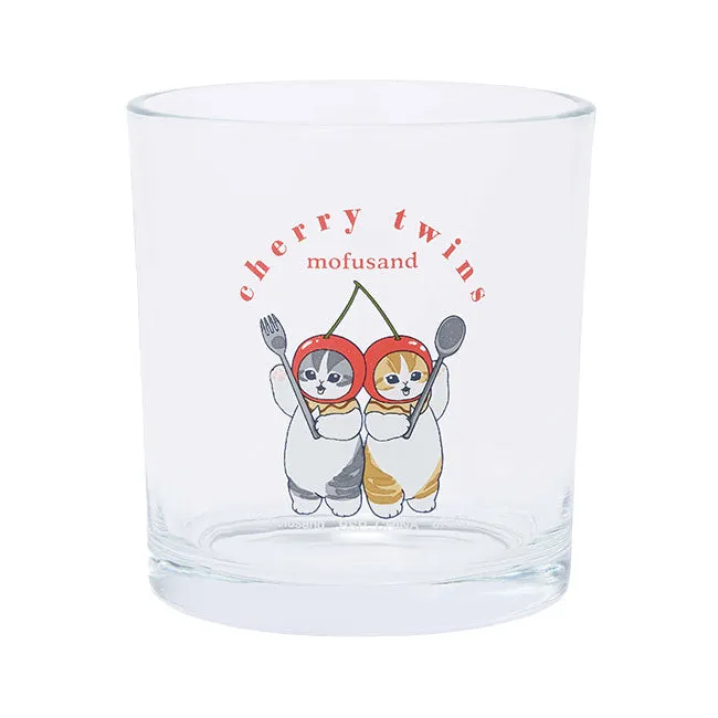 kameco-mofusand-glas-cherry-twins-fruit-parlor-8-cm image 1