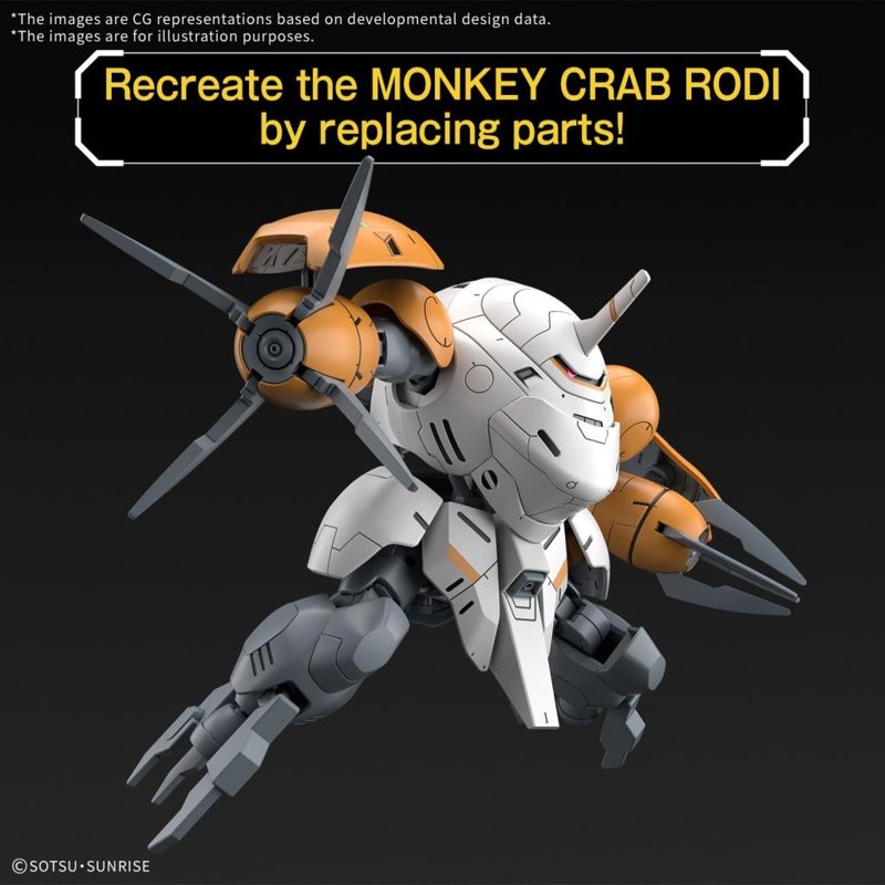 bandai-gundam-hg-ibo-monkey-rodi-1-144-bausatz image 3