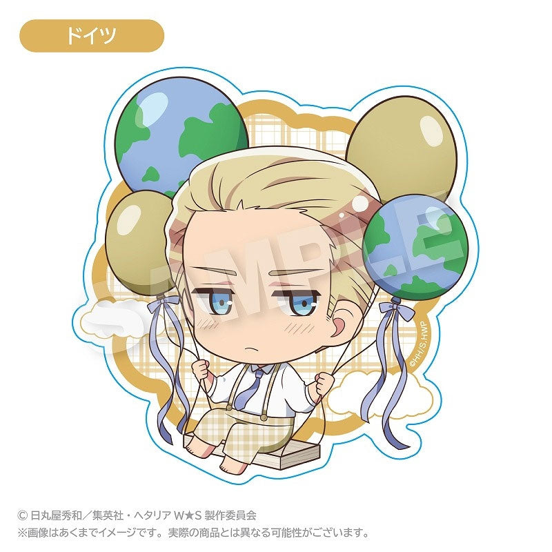kameco-sticker-hetalia-germany-balloon-10cm-sticker image 1