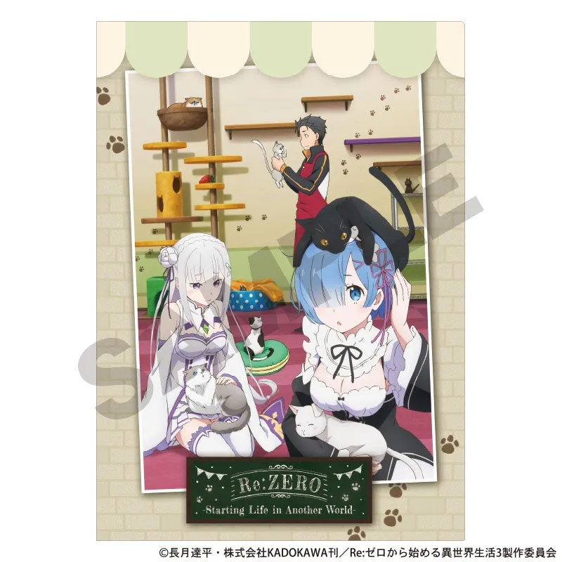 kameco-re-zero-cat-cafe-clearfile-din-a4-rem-emilia image 1