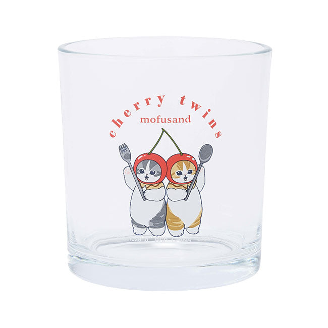 kameco-mofusand-glas-cherry-twins-fruit-parlor-8-cm image 1