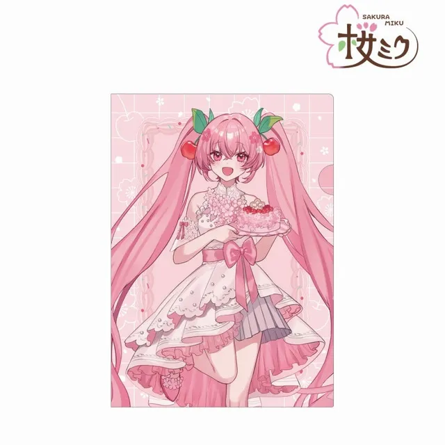 kameco-vocaloid-hatsune-miku-clearfile-sakura-party-a4 image 1