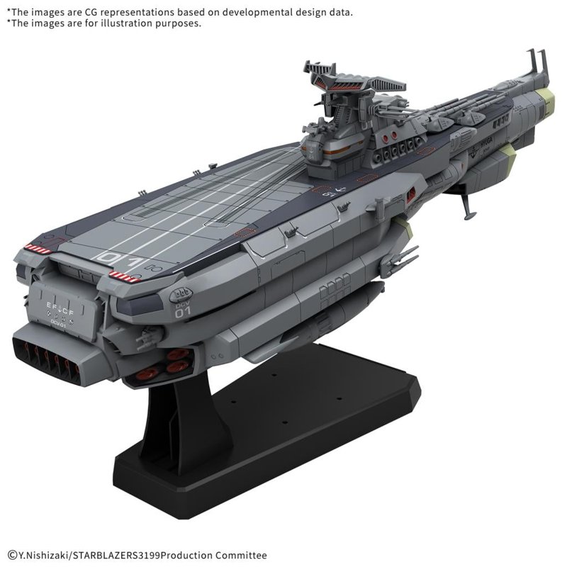 bandai-star-blazers-3199-hyuga-1-1000-modellbausatz image 2