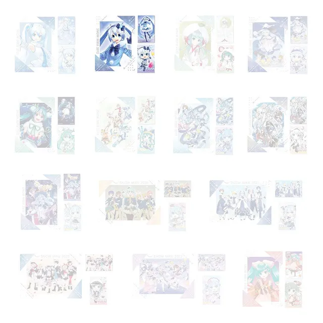 kameco-snow-miku-clearfile-sticker-set-j-prize-2012-din-a4 image 1